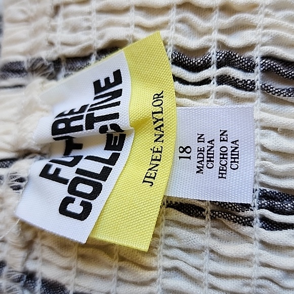 Jenee Naylor Corset Mini Dress Linen Blend NWT Future Collective x Target - Picture 8 of 10